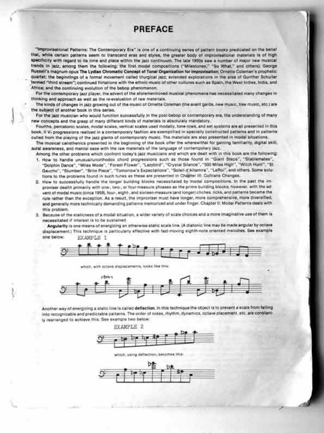 The Bebop Era - Improvisational Patterns (David N. Baker Modern Jazz Series, Volume 2) by David N. Baker