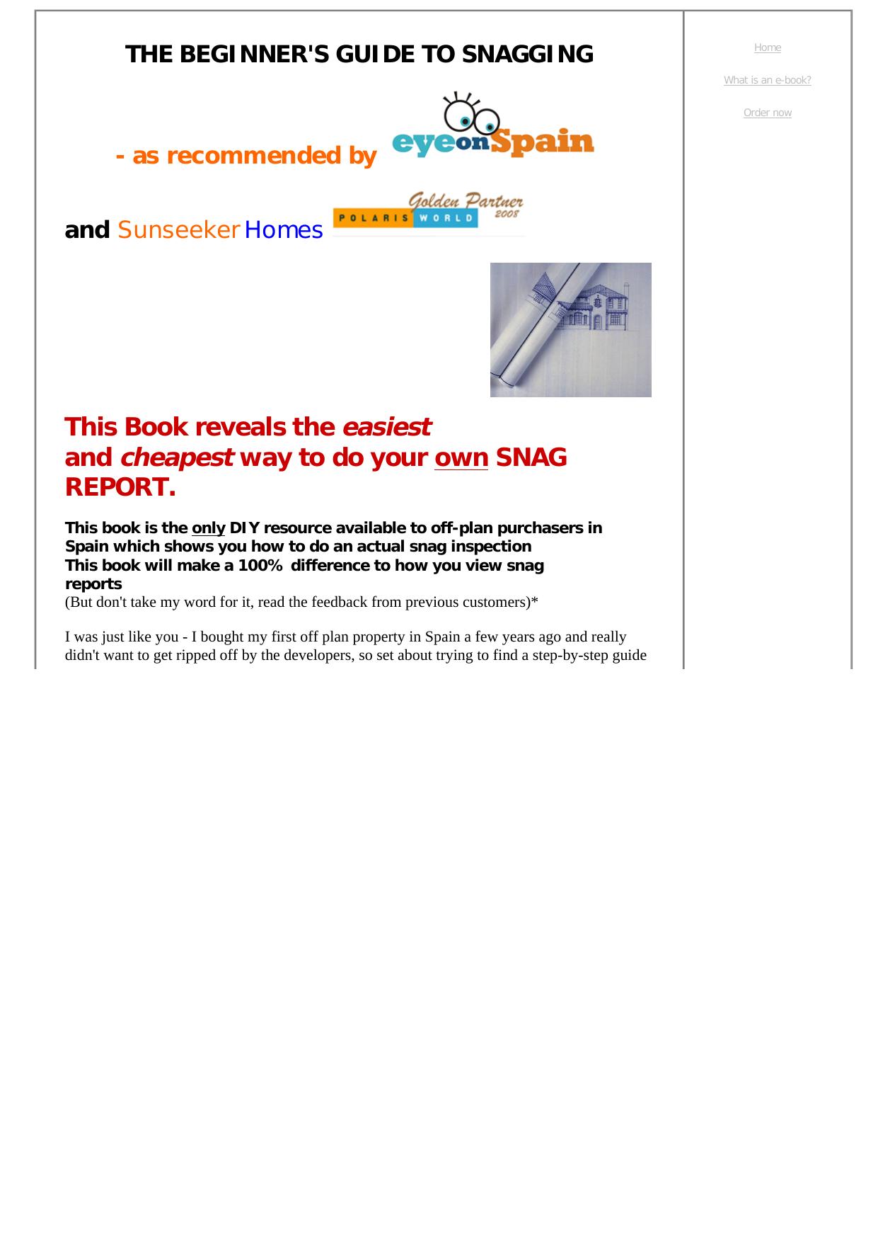 The Beginners Guide To Snagging. by Best of Kuszter's Collection