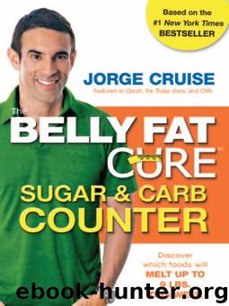 The Belly Fat Cure Sugar & Carb Counter by Jorge Cruise