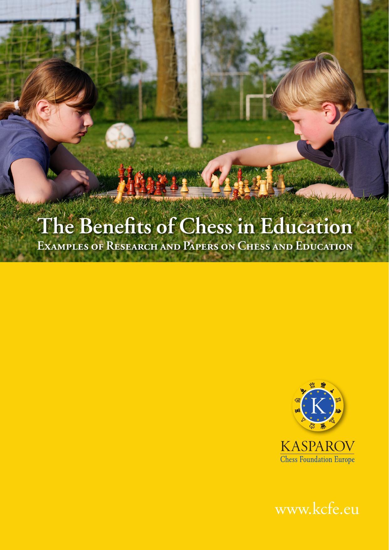 The Benefits of Chess in Education by Kasparov Chess Foundation Europe