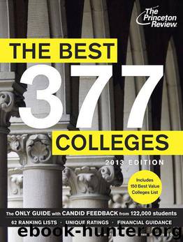 The Best 377 Colleges, 2013 Edition (Enhanced Edition) by Princeton Review