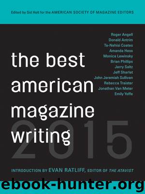 The Best American Magazine Writing 2015 by The American Society of Magazine Editors