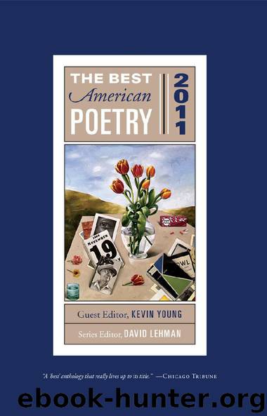The Best American Poetry 2011 by David Lehman