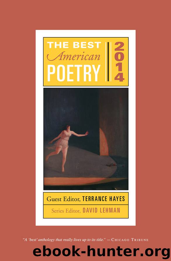 The Best American Poetry 2014 by David Lehman