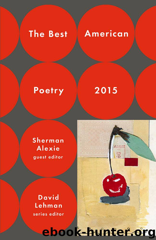 The Best American Poetry 2015 by David Lehman