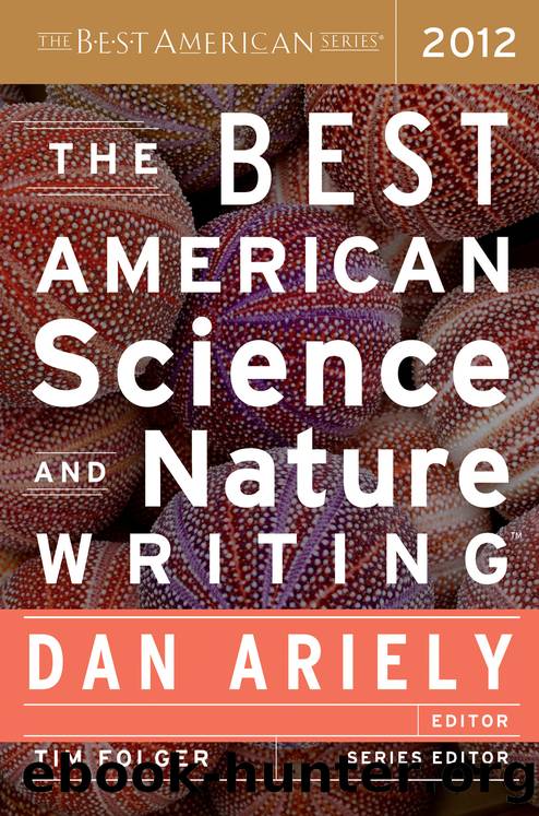 The Best American Science and Nature Writing 2012 by Unknown