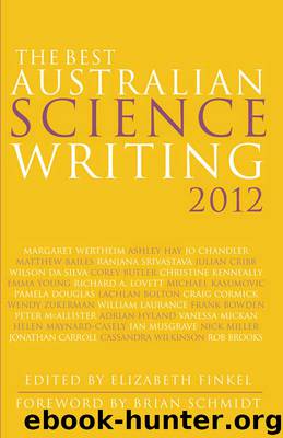 The Best Australian Science Writing 2012 by Elizabeth Finkel