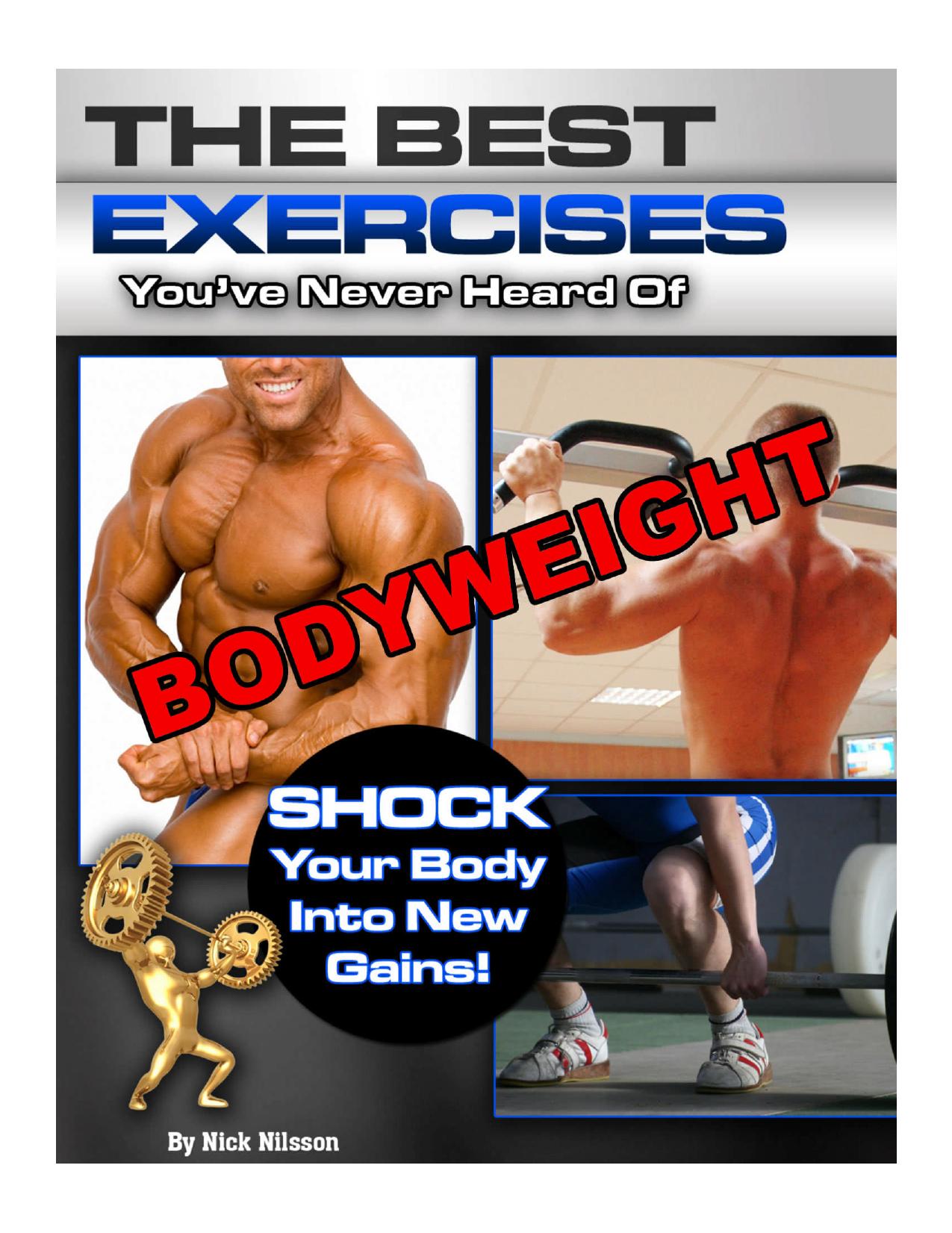 The Best Bodyweight Exercises You've Never Heard Of - Home by The Best Bodyweight Exercises