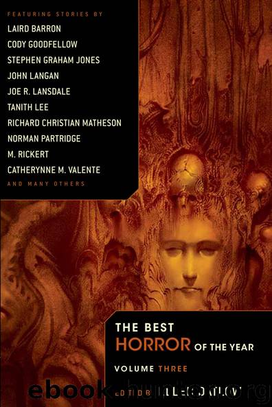 The Best Horror of the Year, Volume 3 by Ellen Datlow