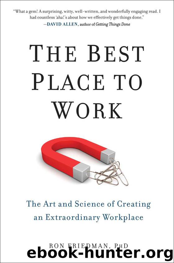 The Best Place to Work: The Art and Science of Creating an Extraordinary Workplace by Ron Friedman PhD