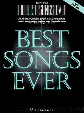 The Best Songs Ever (Songbook) by Hal Leonard Corp