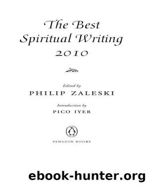 The Best Spiritual Writing 2010 by Zaleski Philip