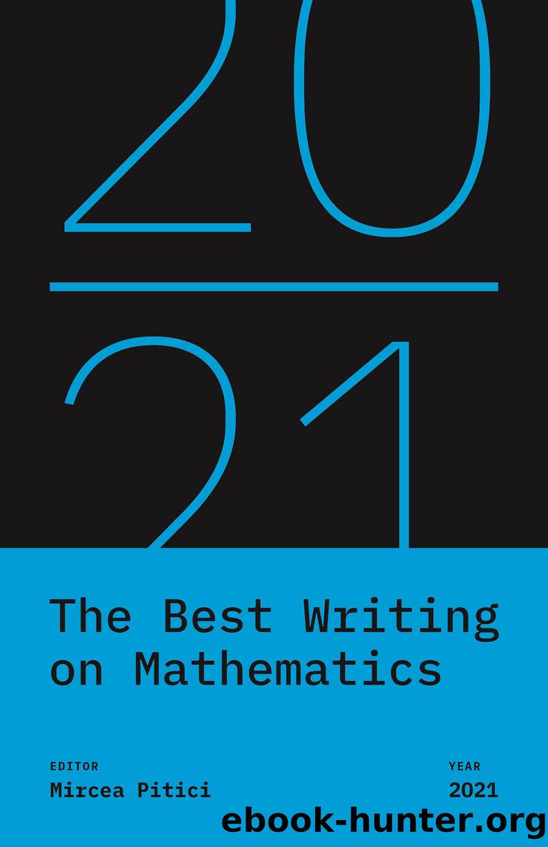 The Best Writing on Mathematics 2021 by Pitici Mircea;