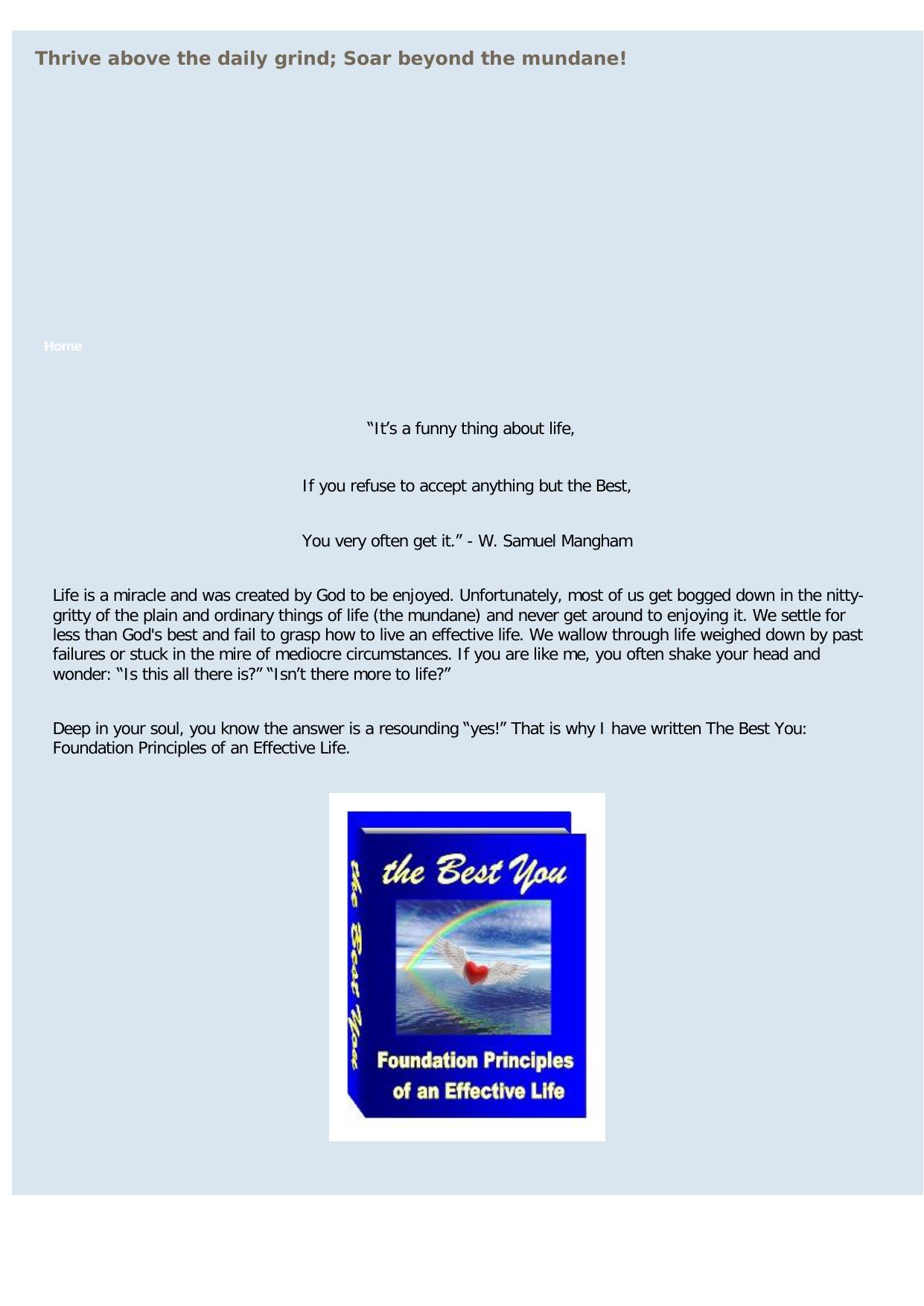 The Best You EBook- An Introduction To A Rich And Prosperous Life. by Best of Kuszter's Collection