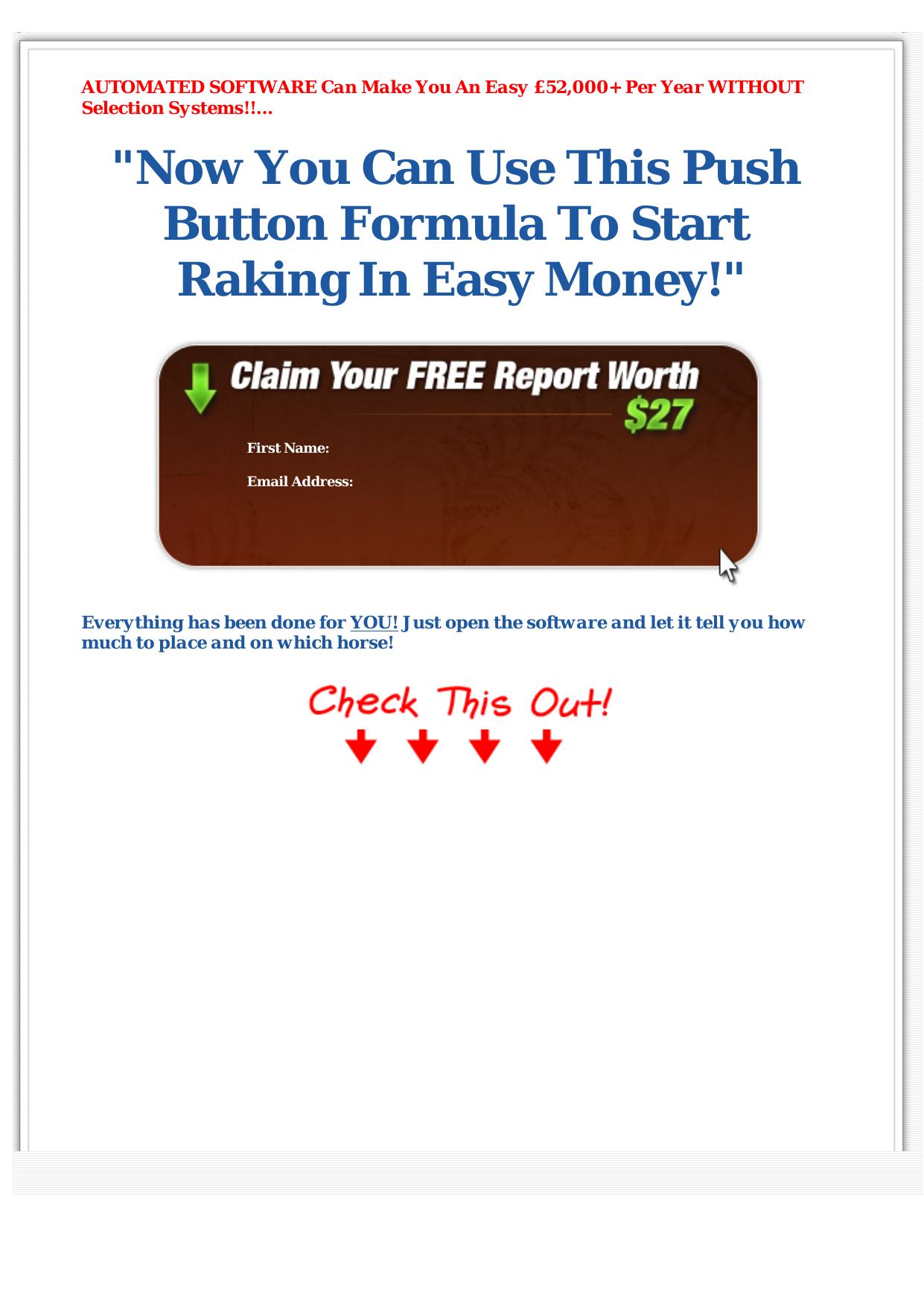 The Betting Machine Horse Racing Software. by Best of Kuszter's Collection