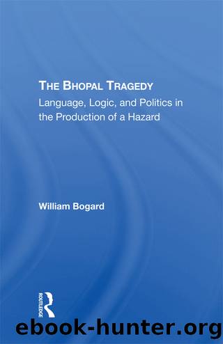 The Bhopal Tragedy by William Bogard