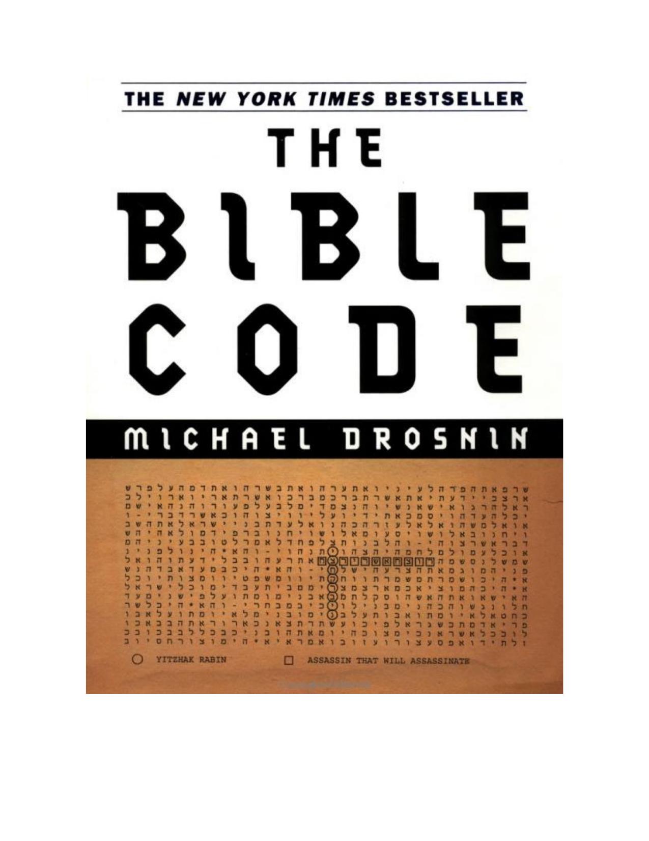 The Bible Code by Michael Drosnin