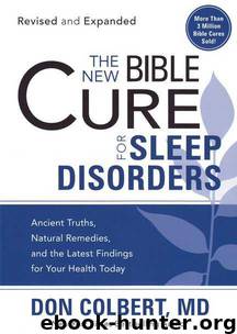 The Bible Cure For Sleeping Disorders by Don Colbert