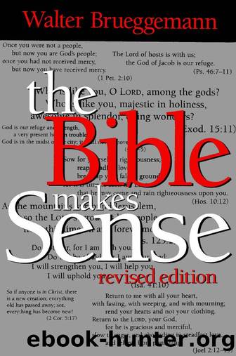 The Bible Makes Sense by Walter Brueggemann