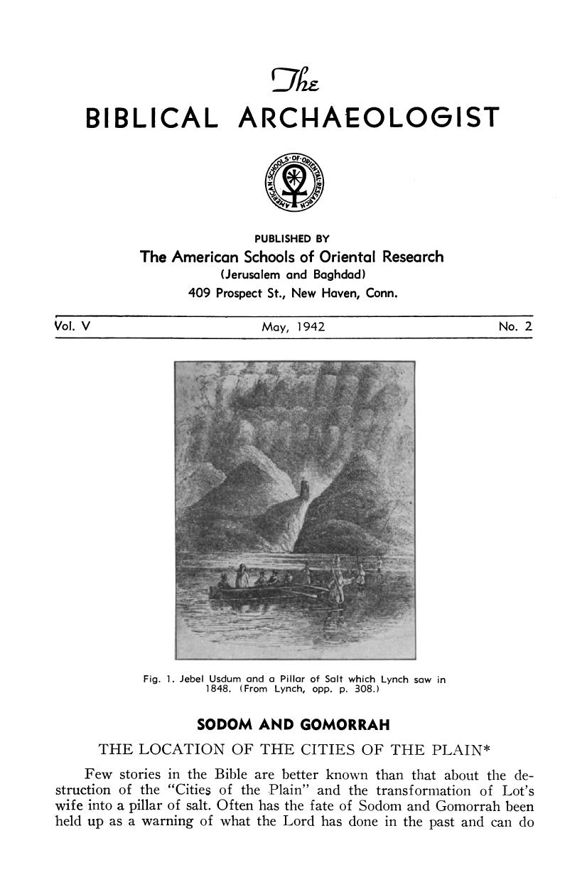 The Biblical Archaeologist - Vol.5, N.2 by American Schools of Oriental Research