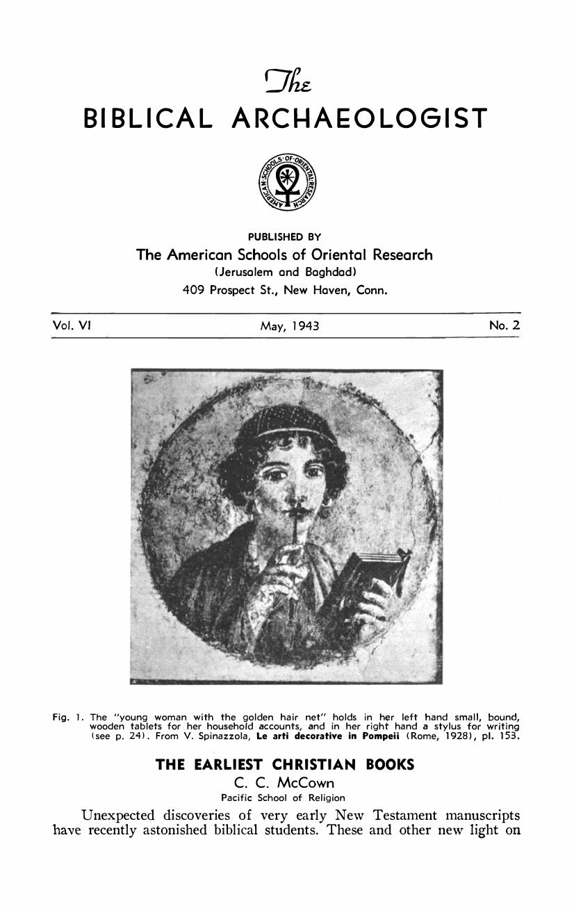 The Biblical Archaeologist - Vol.6, N.2 by American Schools of Oriental Research