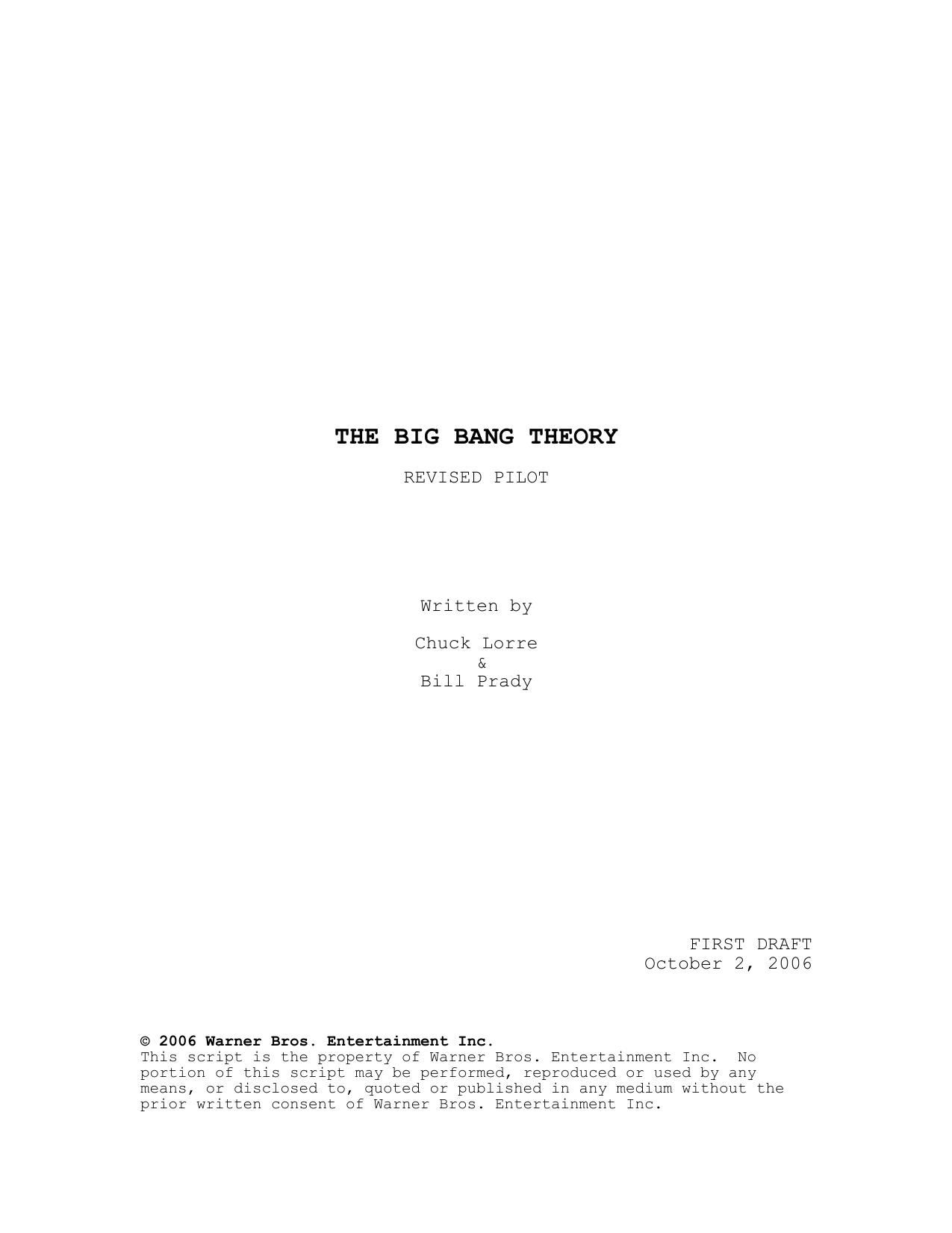 The Big Bang Theory s01e01 by Unknown