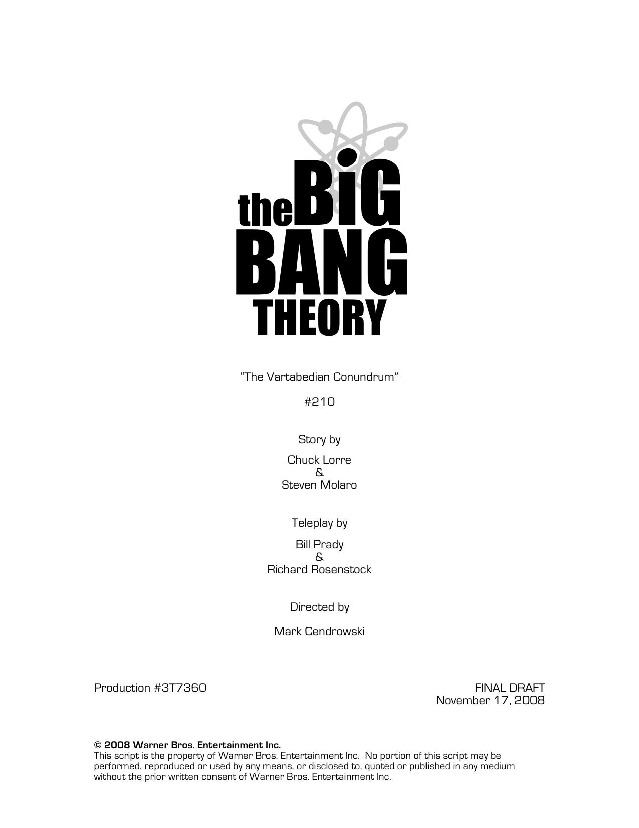 The Big Bang Theory s02e10 by Unknown