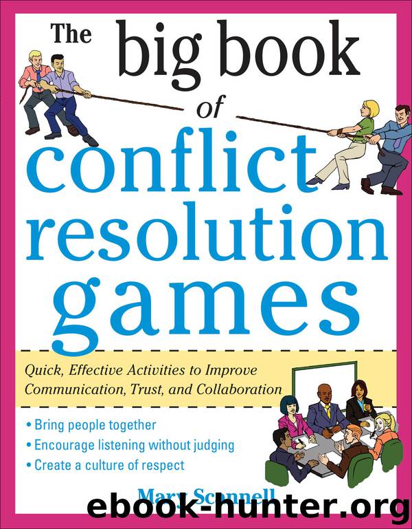 The Big Book of Conflict Resolution Games by Mary Scannell