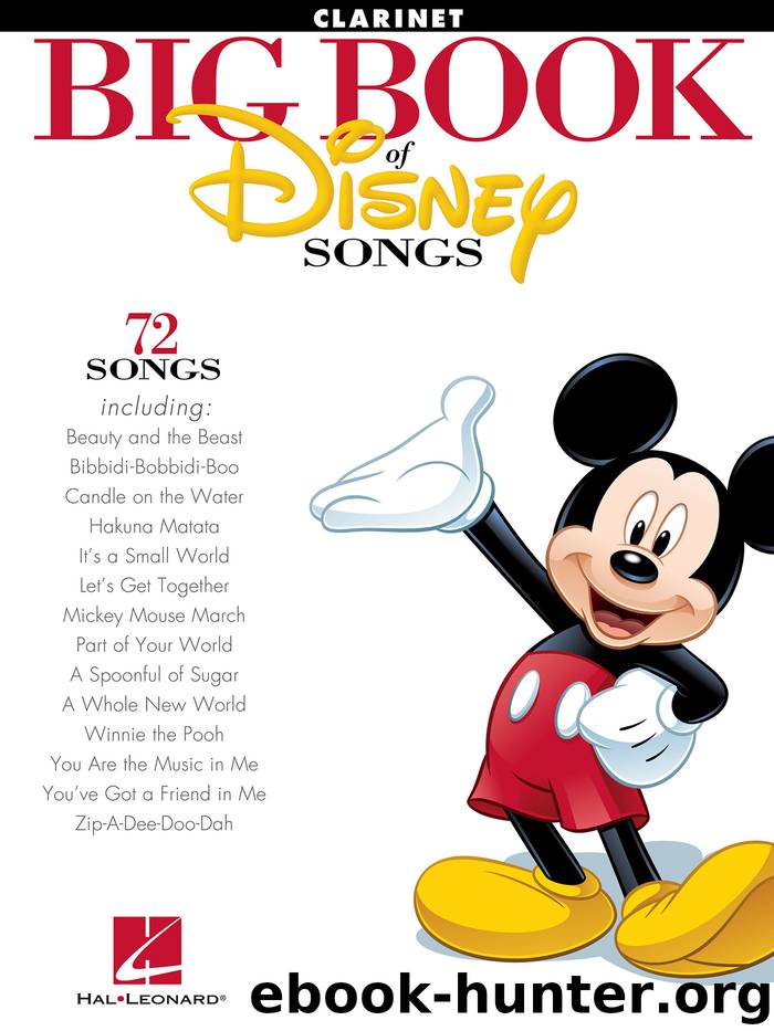 The Big Book of Disney Songs for Clarinet by Hal Leonard Corp