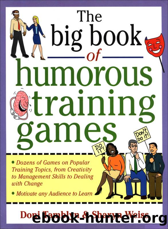 The Big Book of Humorous Training Games by Doni Tamblyn & Sharyn Weiss
