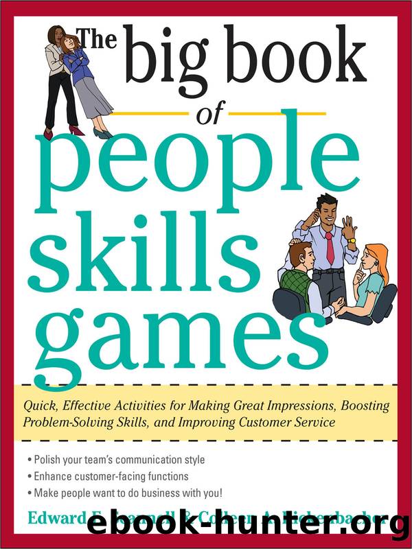 The Big Book of People Skills Games by Edward E. Scannell & Colleen A. Rickenbacher