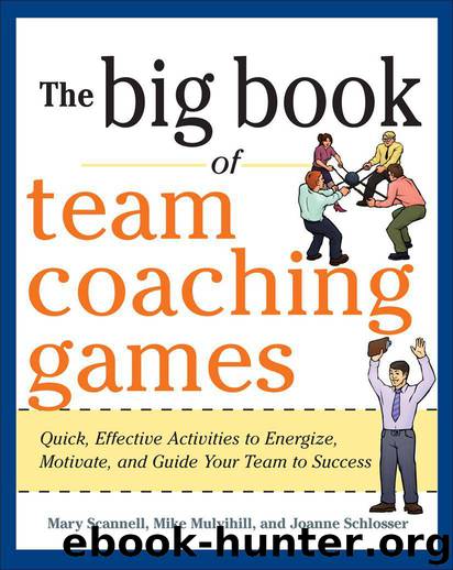 The Big Book of Team Coaching Games: Quick, Effective Activities to Energize, Motivate, and Guide Your Team to Success (Big Book of Business Games Series) by Mary Scannell & Mike Mulvihill & Joanne Schlosser