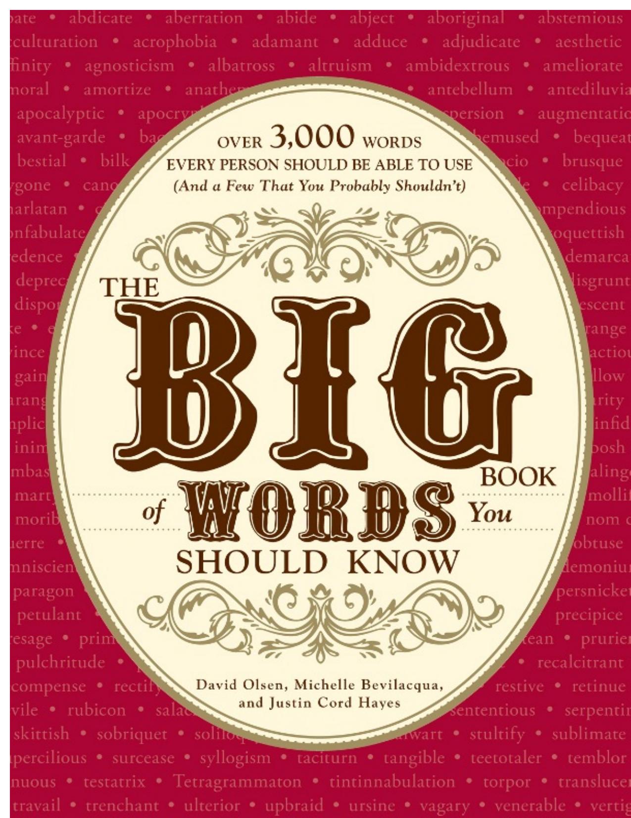The Big Book of Words You Should Know by Olsen David