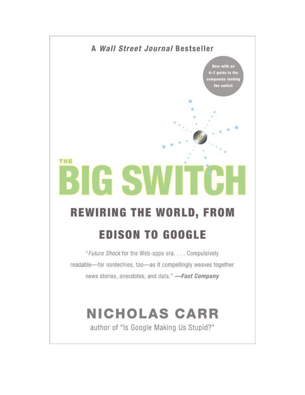 The Big Switch by Nicholas Carr