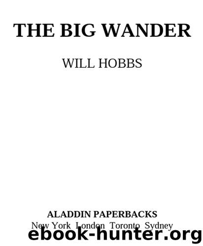 The Big Wander by Will Hobbs