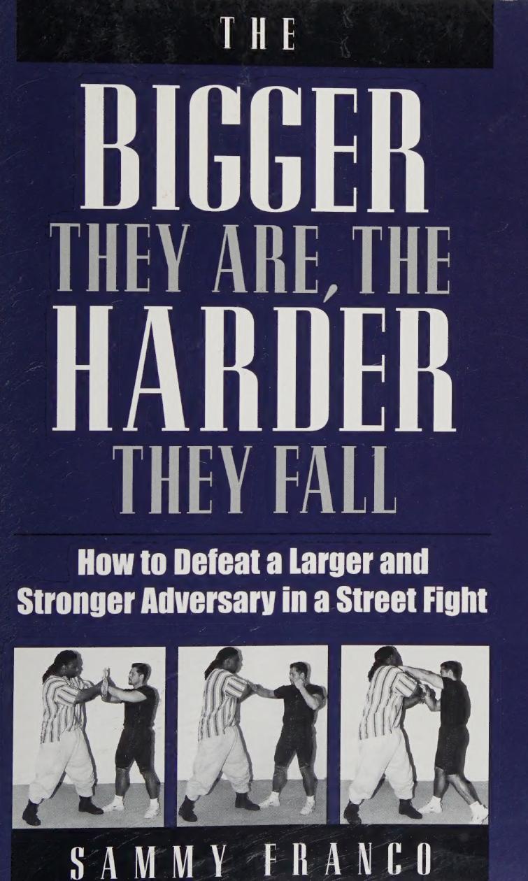 The Bigger They Are, The Harder They Fall: How to Defeat a Larger and Stronger Adversary in a Street Fight by Sammy Franco