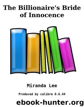 The Billionaire's Bride of Innocence by Miranda Lee
