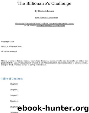 The Billionaire's Challenge by Elizabeth Lennox