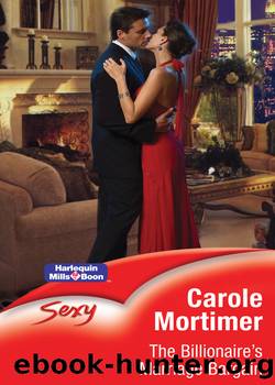 The Billionaire's Marriage Bargain by Carole Mortimer & Carole Mortimer