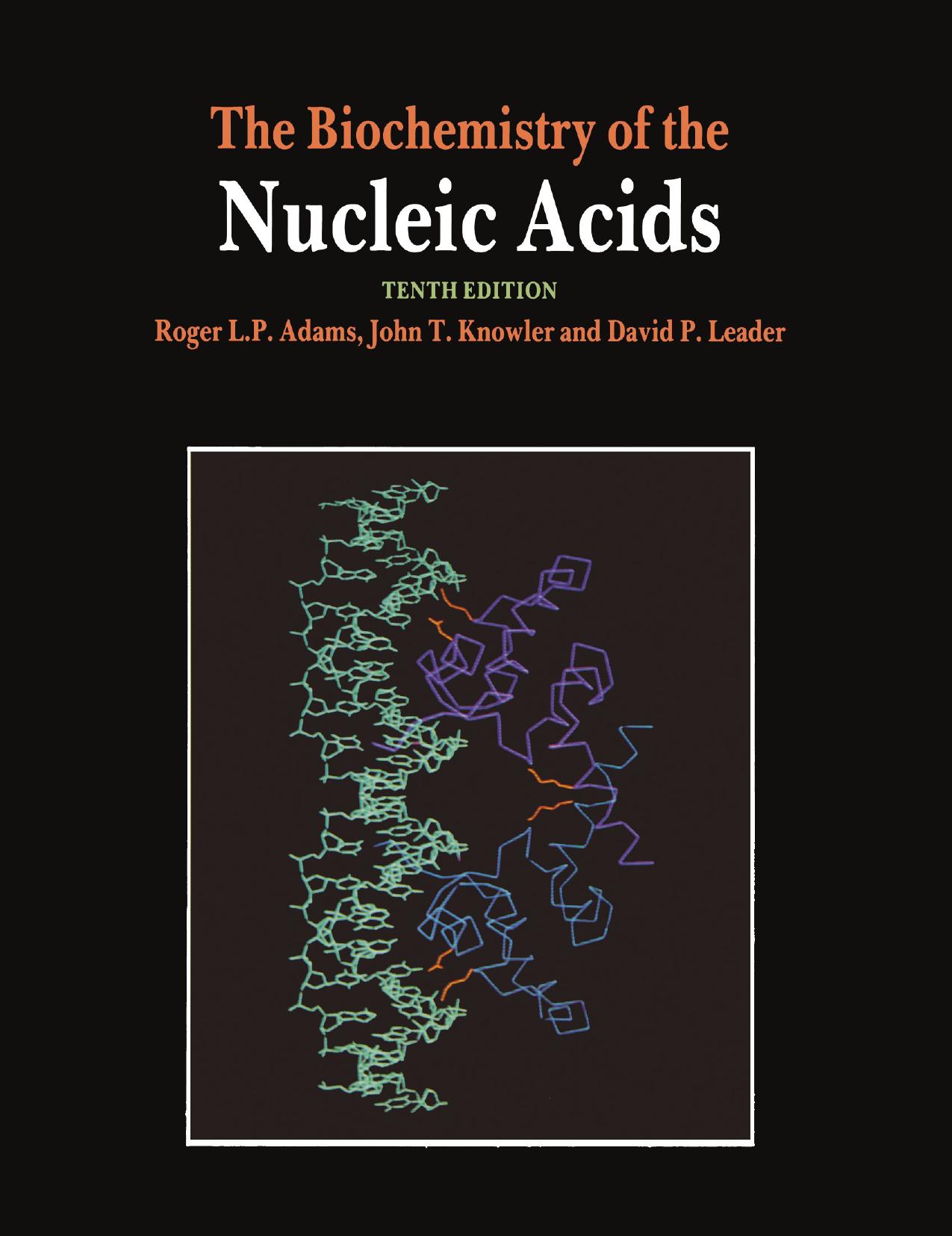 The Biochemistry of the Nucleic Acids by Roger L. P. Adams John T. Knowler David P. Leader (auth.)