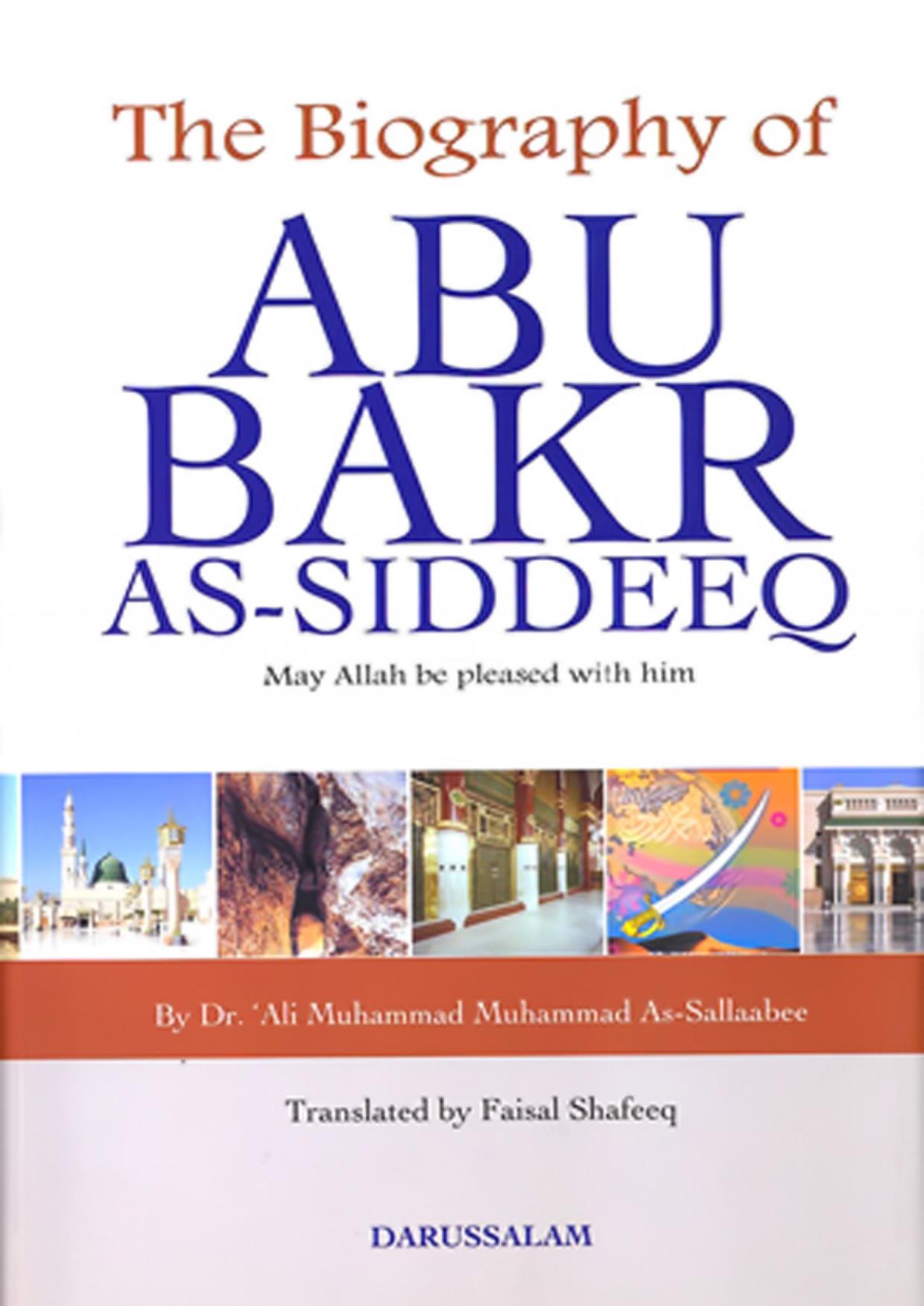 The Biography of Abu Bakr as-Siddeeq Ø±Ø¶Ù Ø§ÙÙÙ Ø¹ÙÙ by Ali as-Sallaabee
