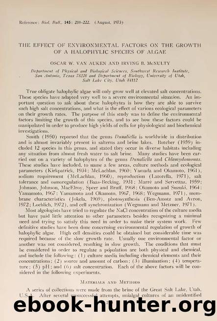 The Biological bulletin by Marine Biological Laboratory (Woods Hole Mass.)