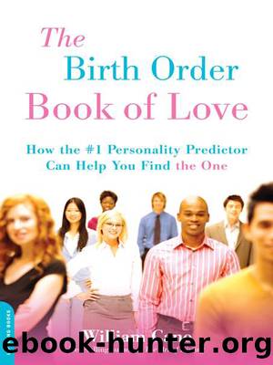 The Birth Order Book of Love by William Cane