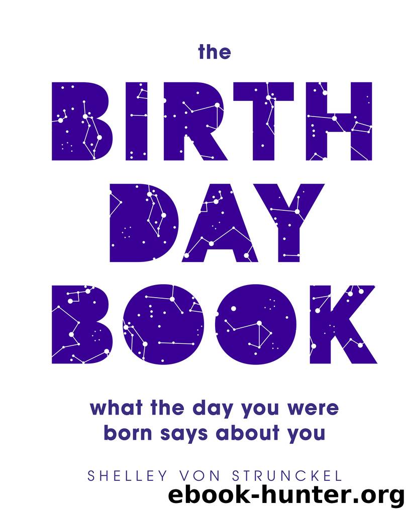 The Birthday Book by Shelley von Strunckel