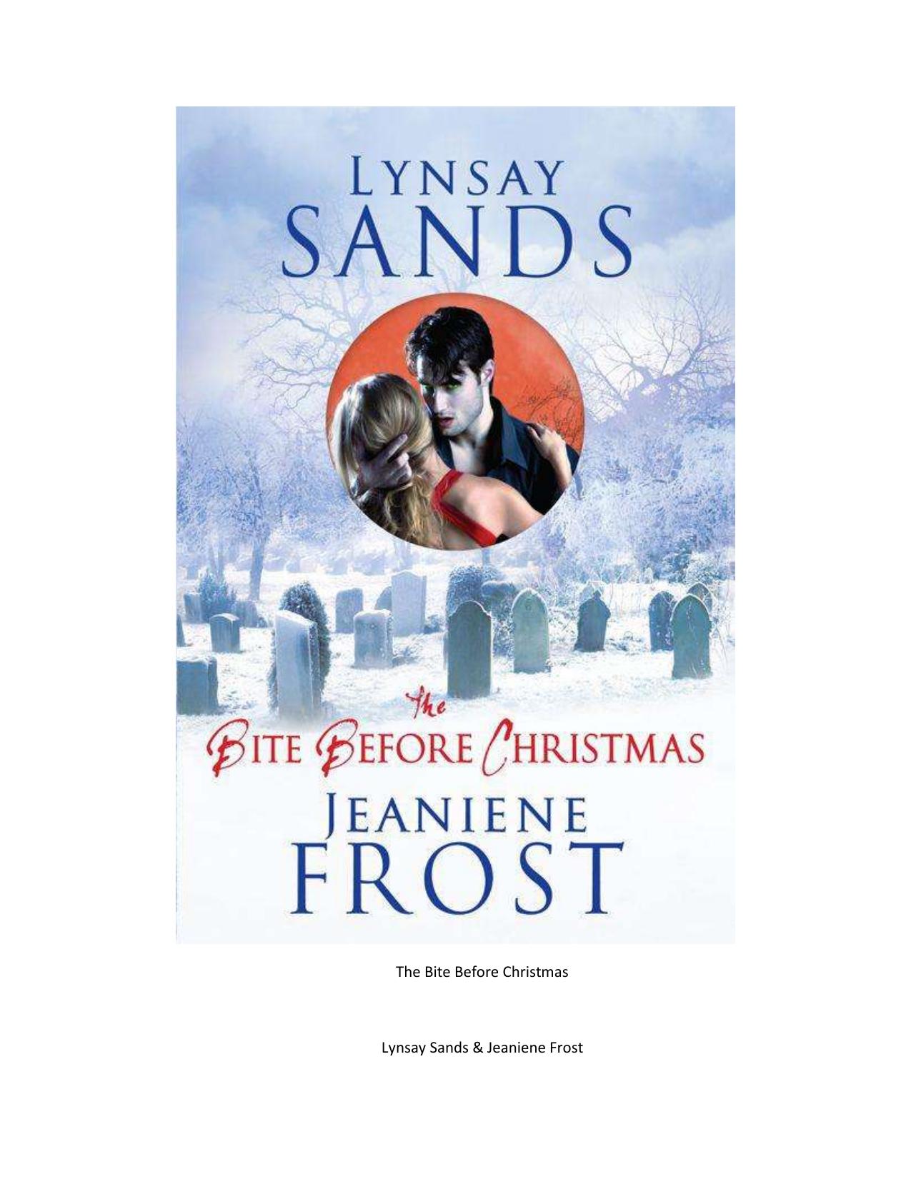 The Bite Before Christmas by Lynsay Sands & Jeaniene Frost