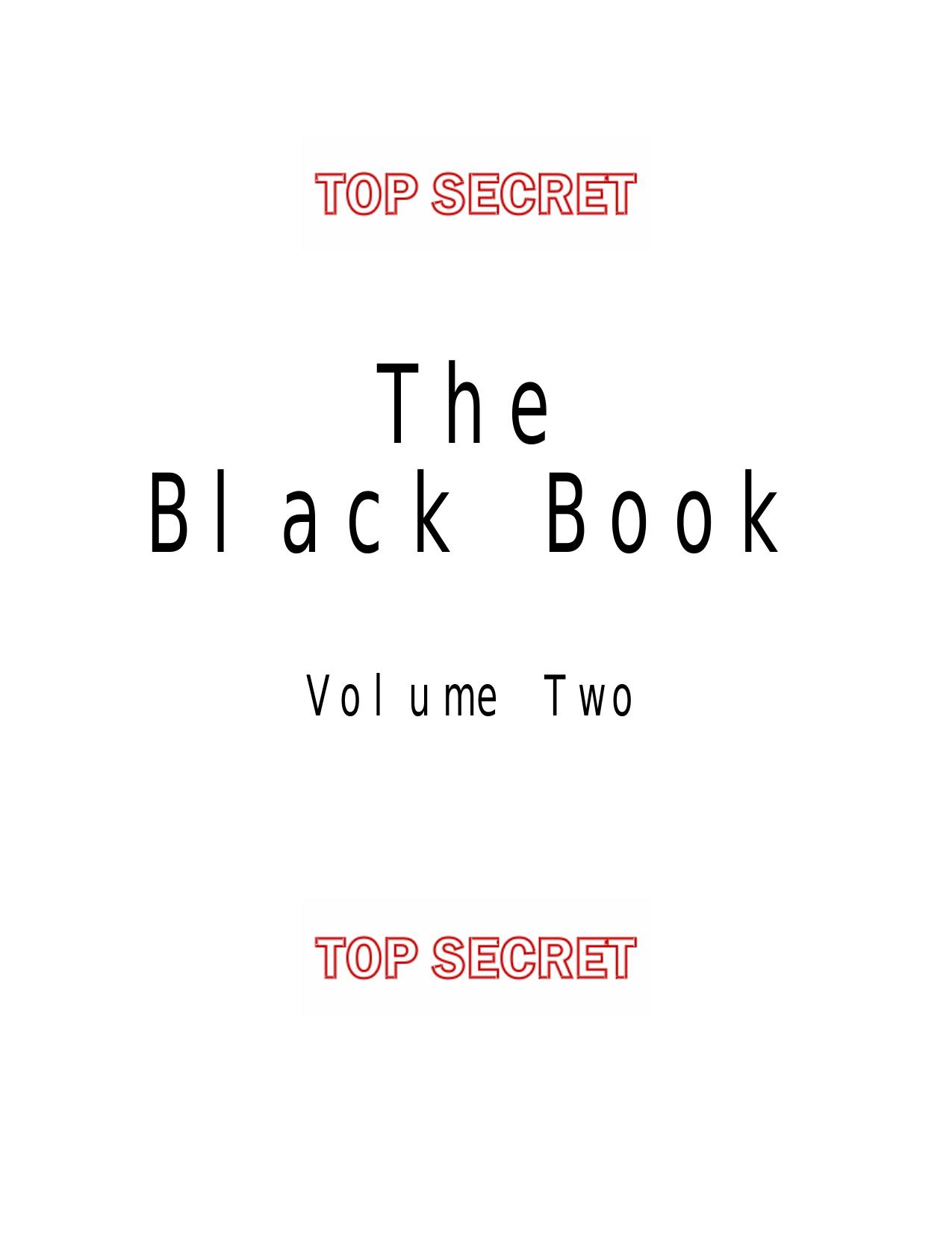The Black Book by Volume 2