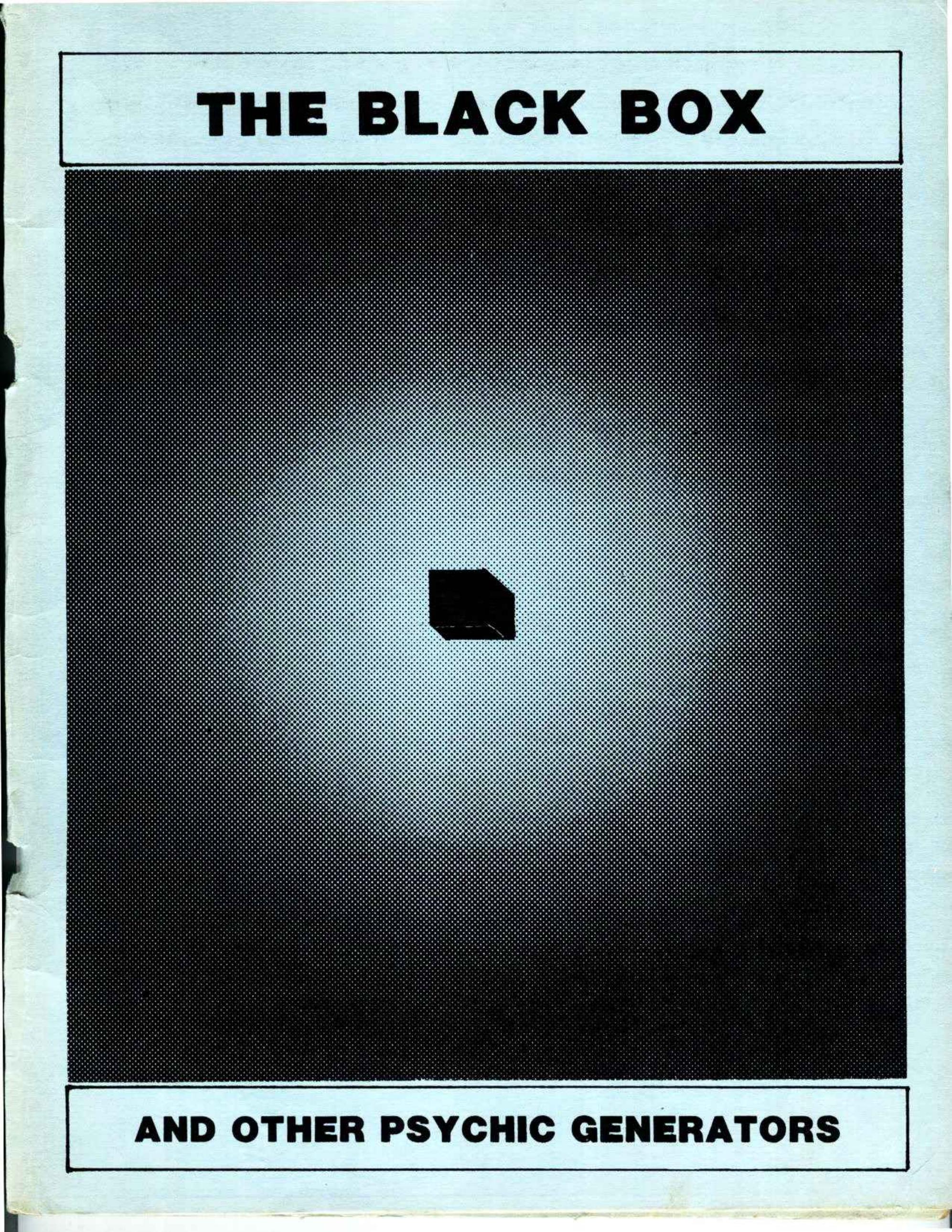 The Black Box And Other Psychic Generators W.E. Davis by Unknown