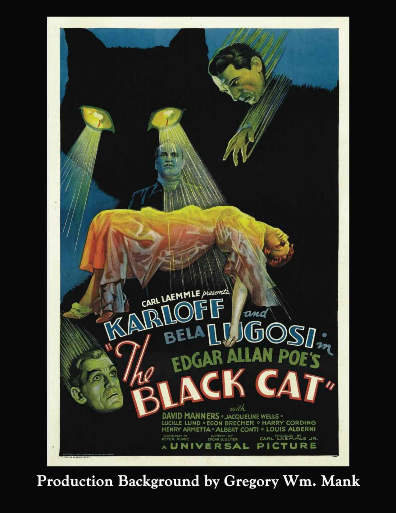 The Black Cat by Gregory Wm Mank & Philip J. Riley