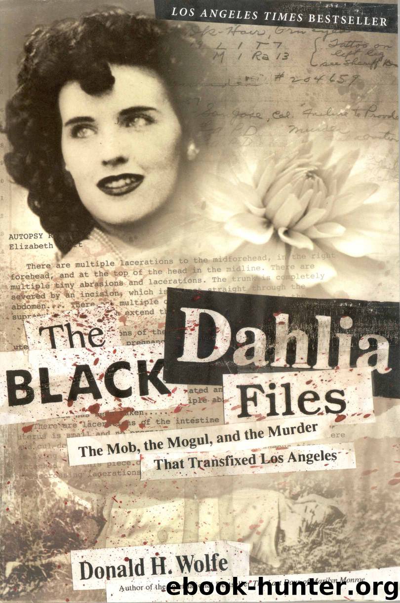 The Black Dahlia Files by Don Wolfe - free ebooks download