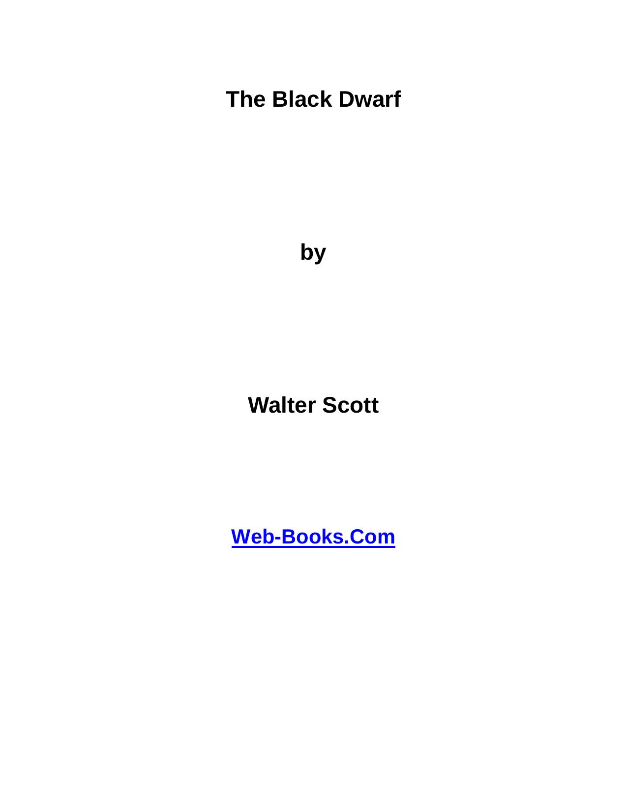The Black Dwarf by Gourab22